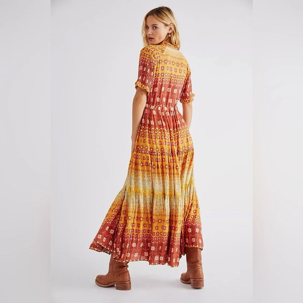 Free People Rare Feeling Maxi Dress (Size Small runs Small) - Picture 3 of 5